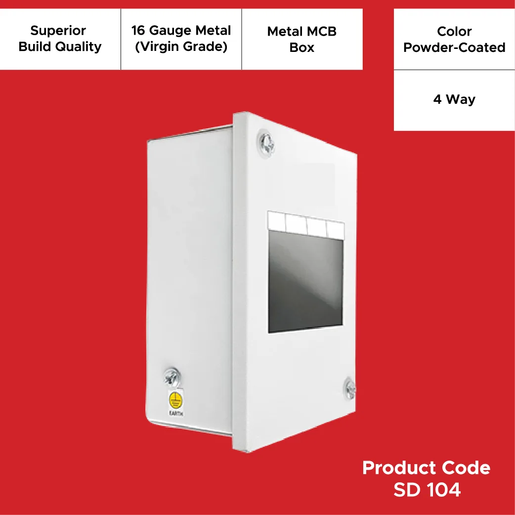 4 Way Single Door MCB Distribution Box-01